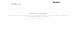 Desktop Screenshot of miniatel.com